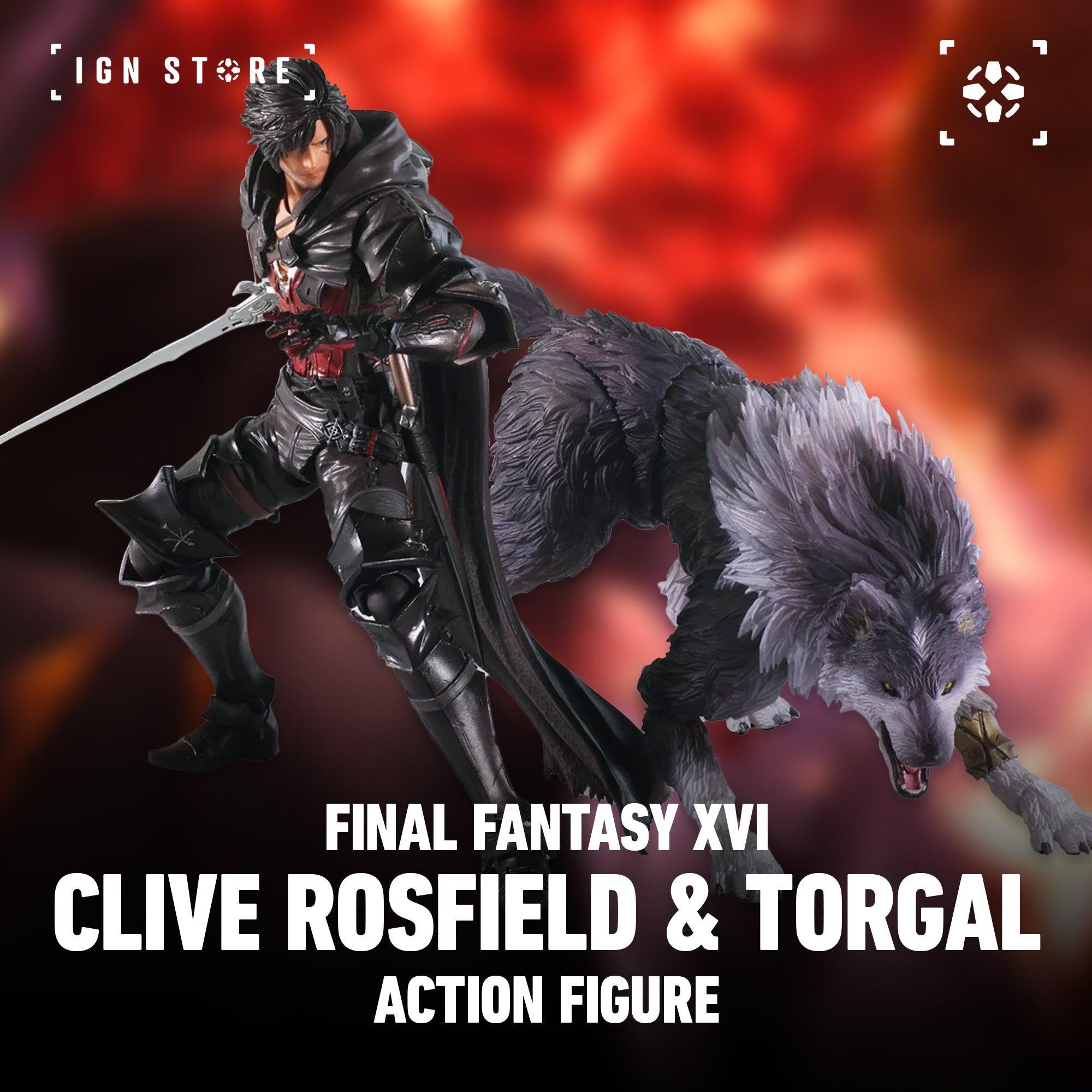 Final Fantasy XVI - Clive Rosfield and Torgal Bring Arts - Action Figure