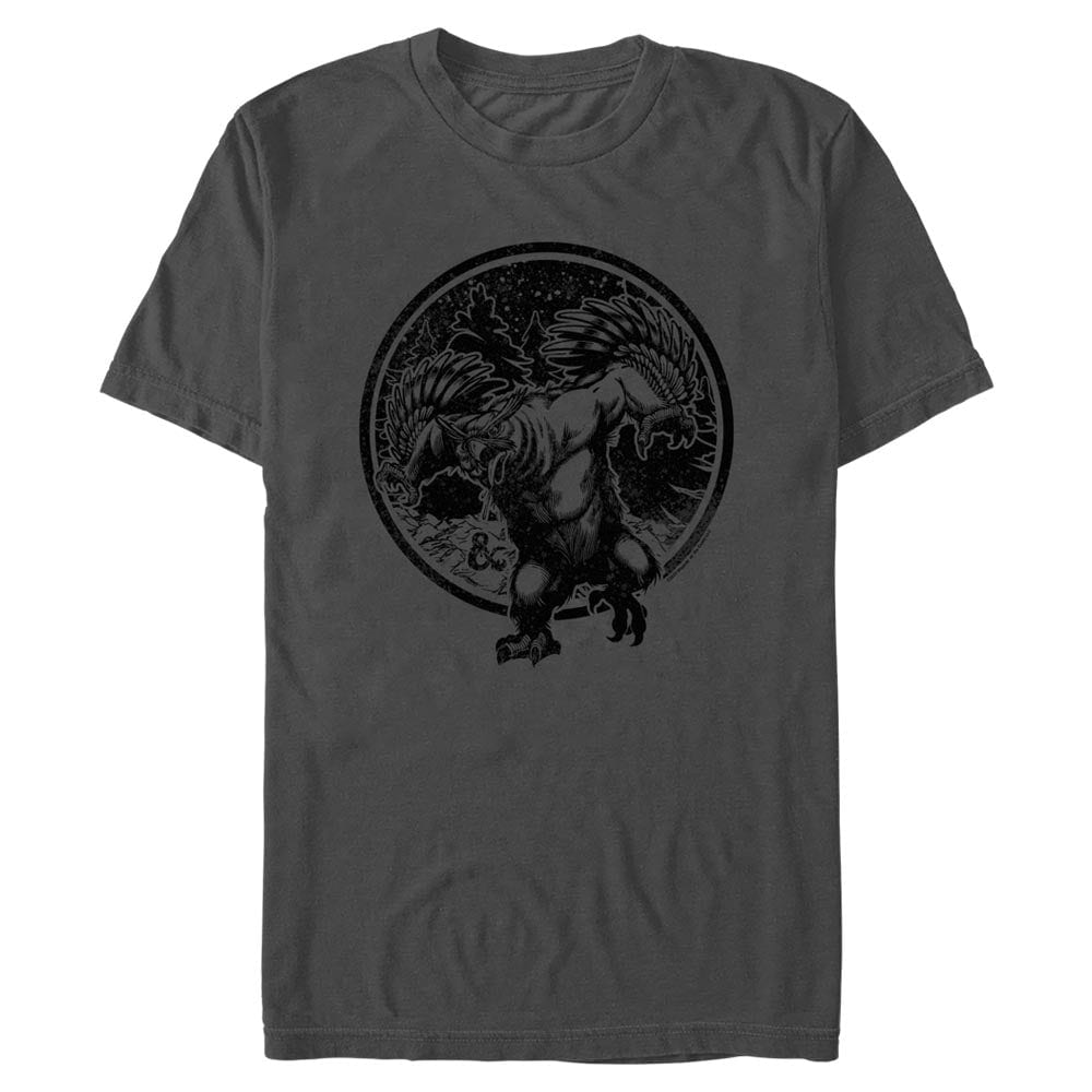 Dungeons and Dragons - Owlbear Woodcut - T-Shirt