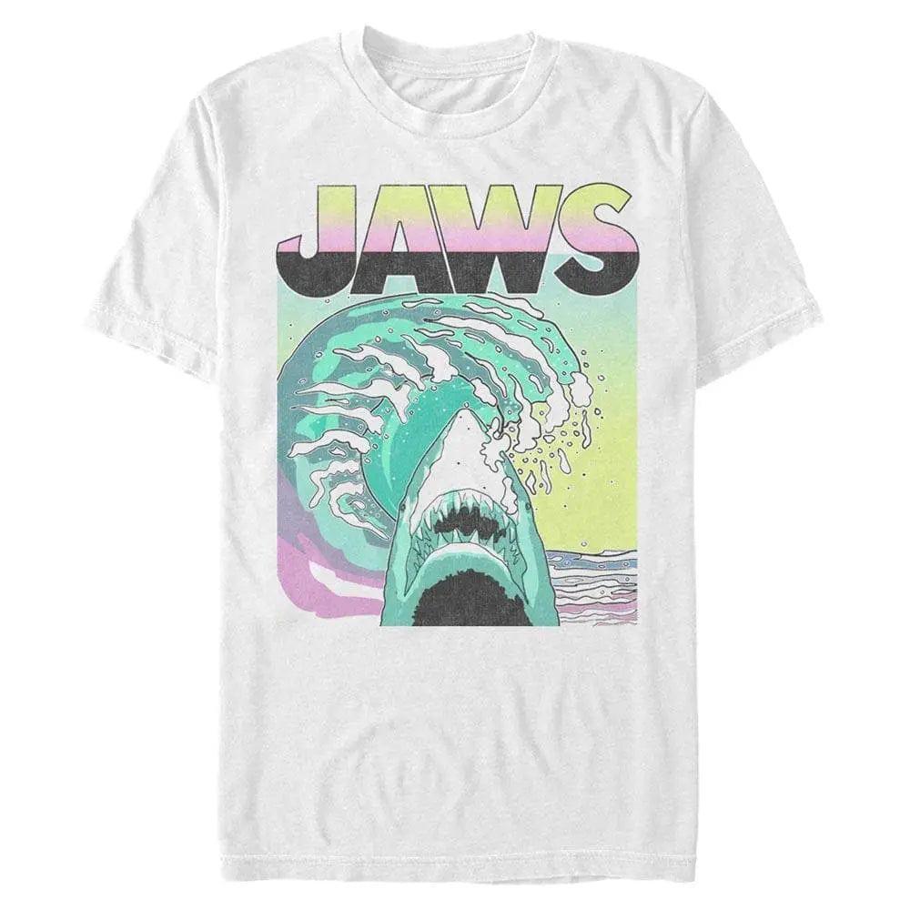 Jaws - Retro Wave 1980's Jaws Poster - T-Shirt