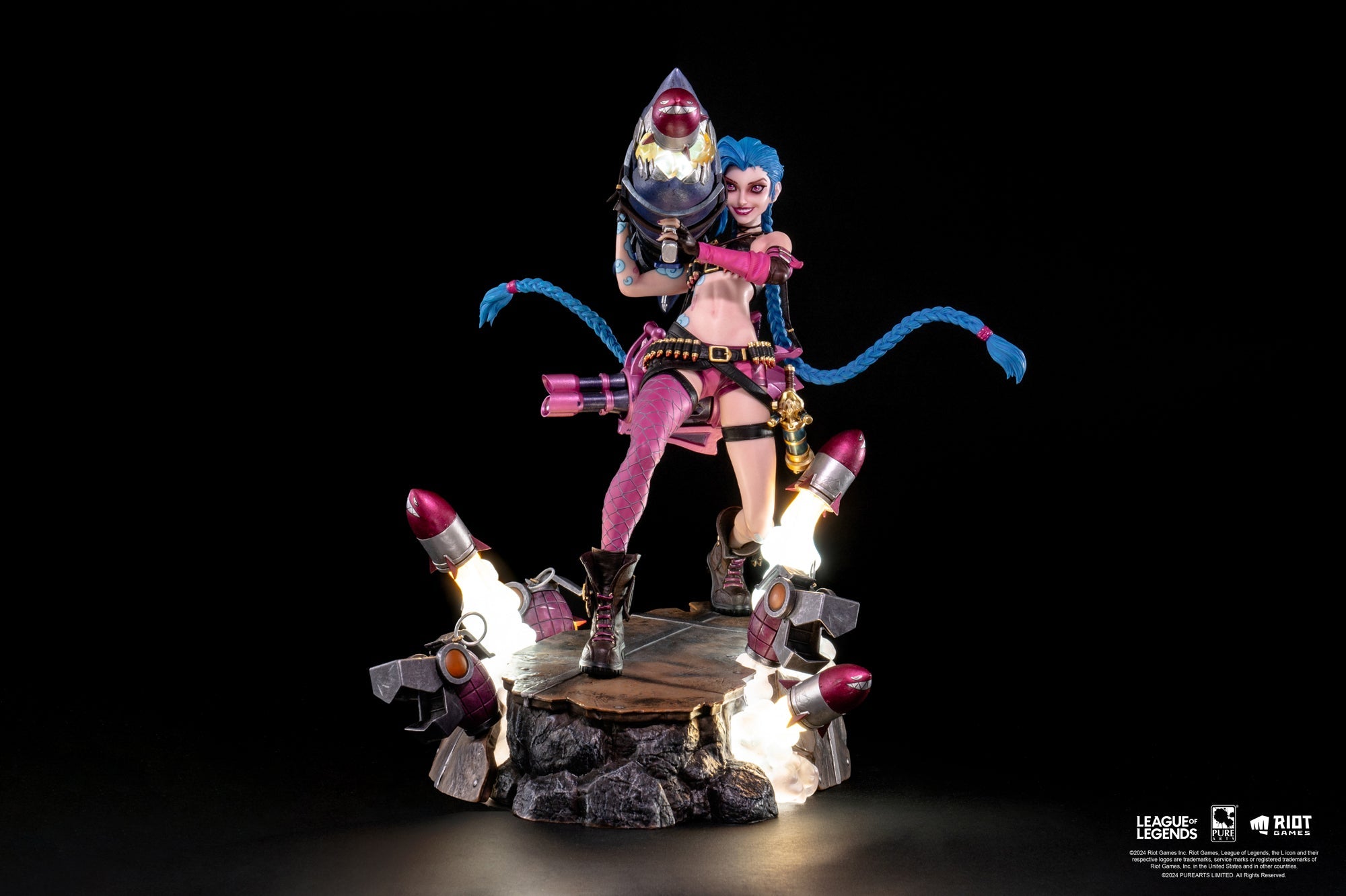 League of Legends - Jinx 1-6 Scale - Statue