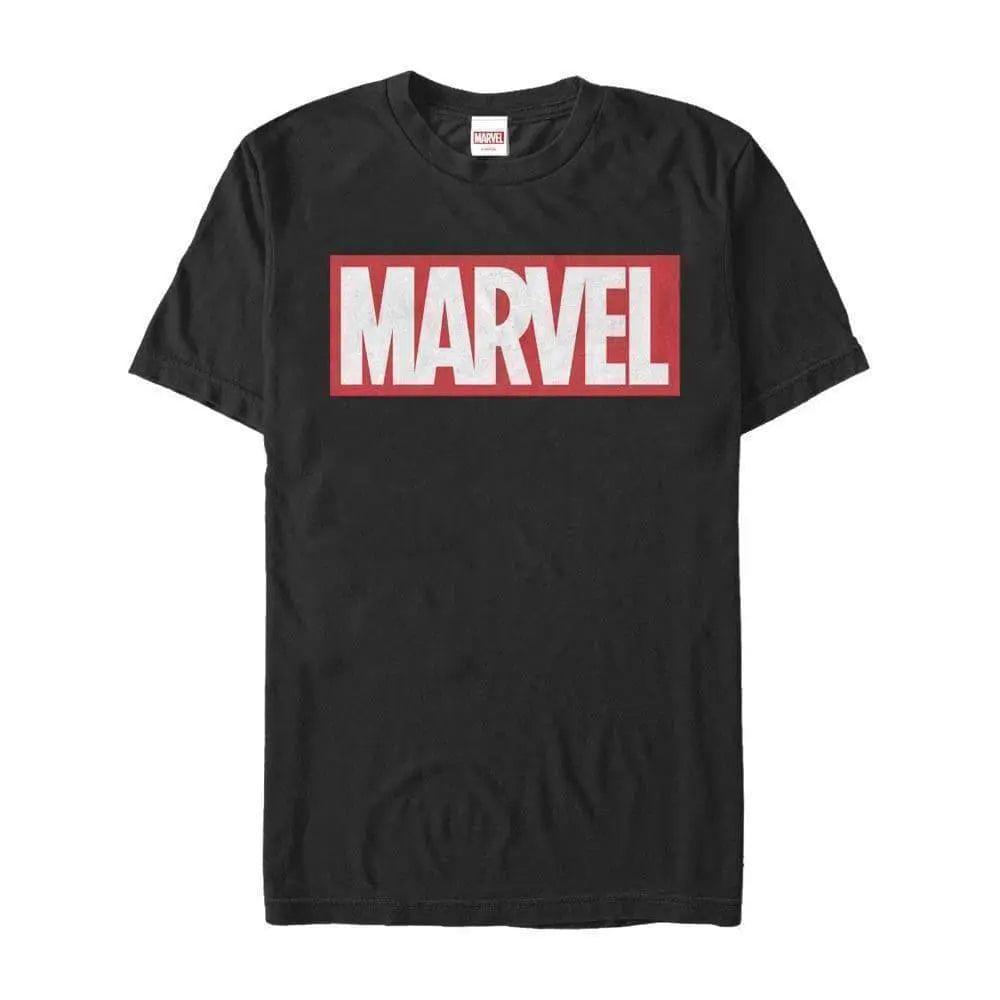 Marvel Logo - Marvel Black T-Shirt