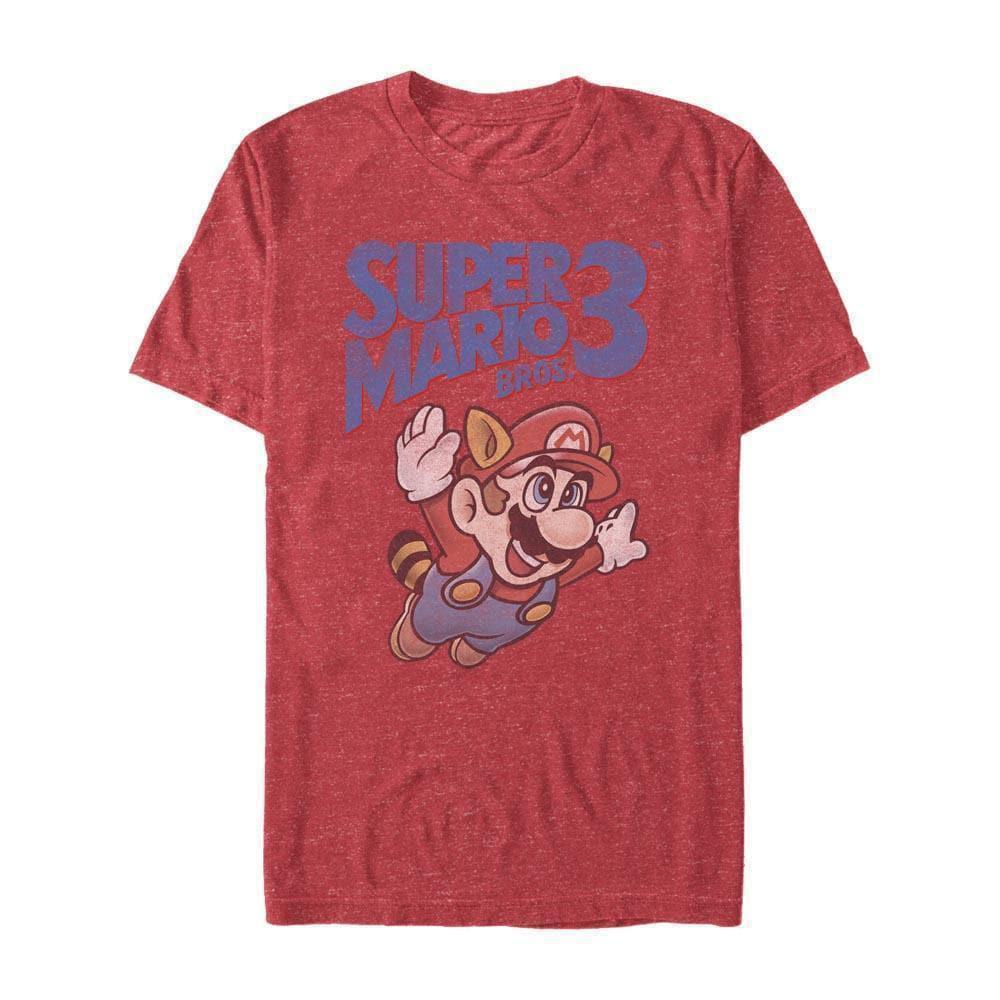 Super Mario Bros. - Super Mario Bros. 3 Retro Distressed - T-Shirt
