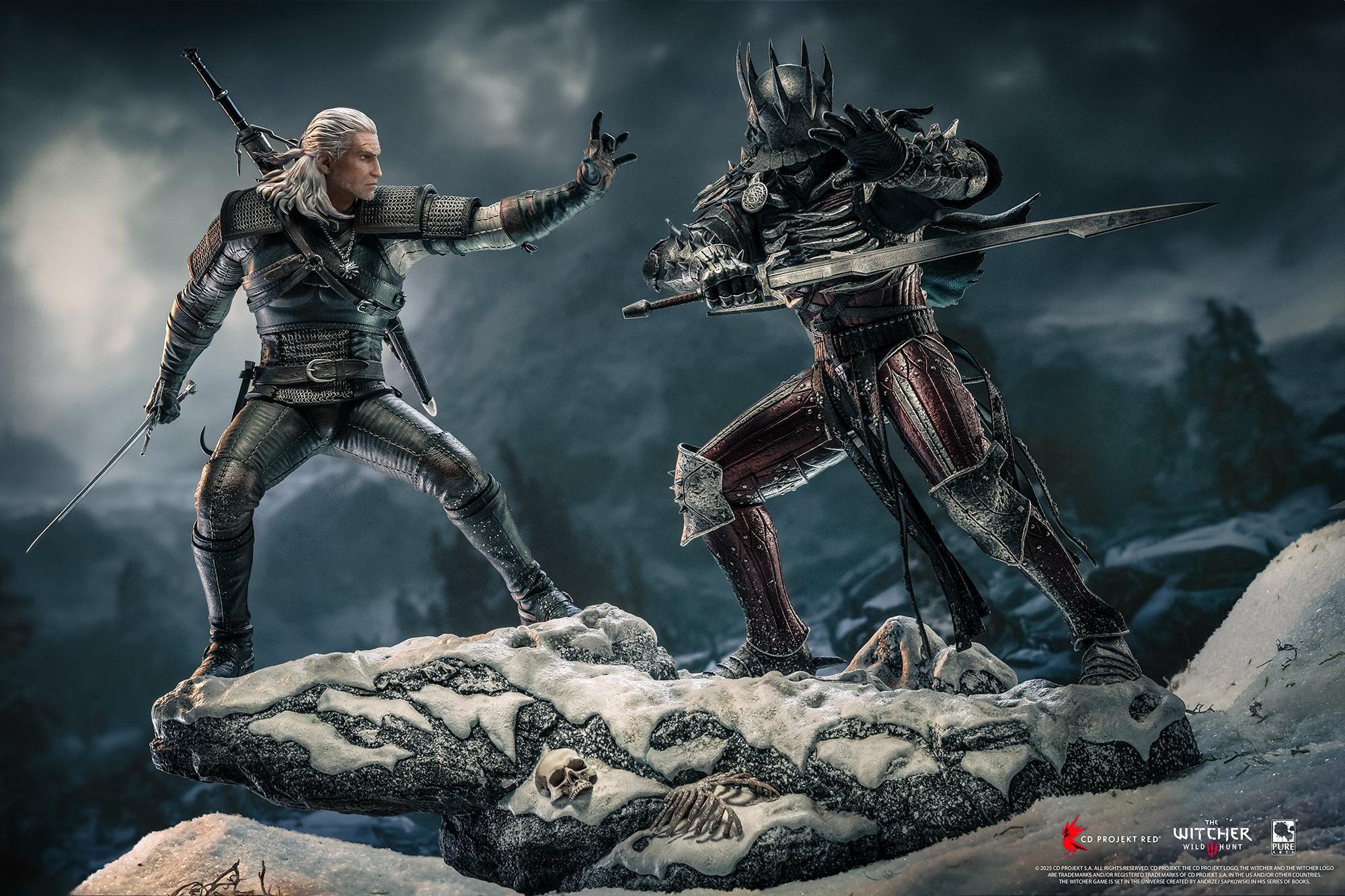 The Witcher - Geralt vs Eredin 1-6 Scale Diorama - Statue