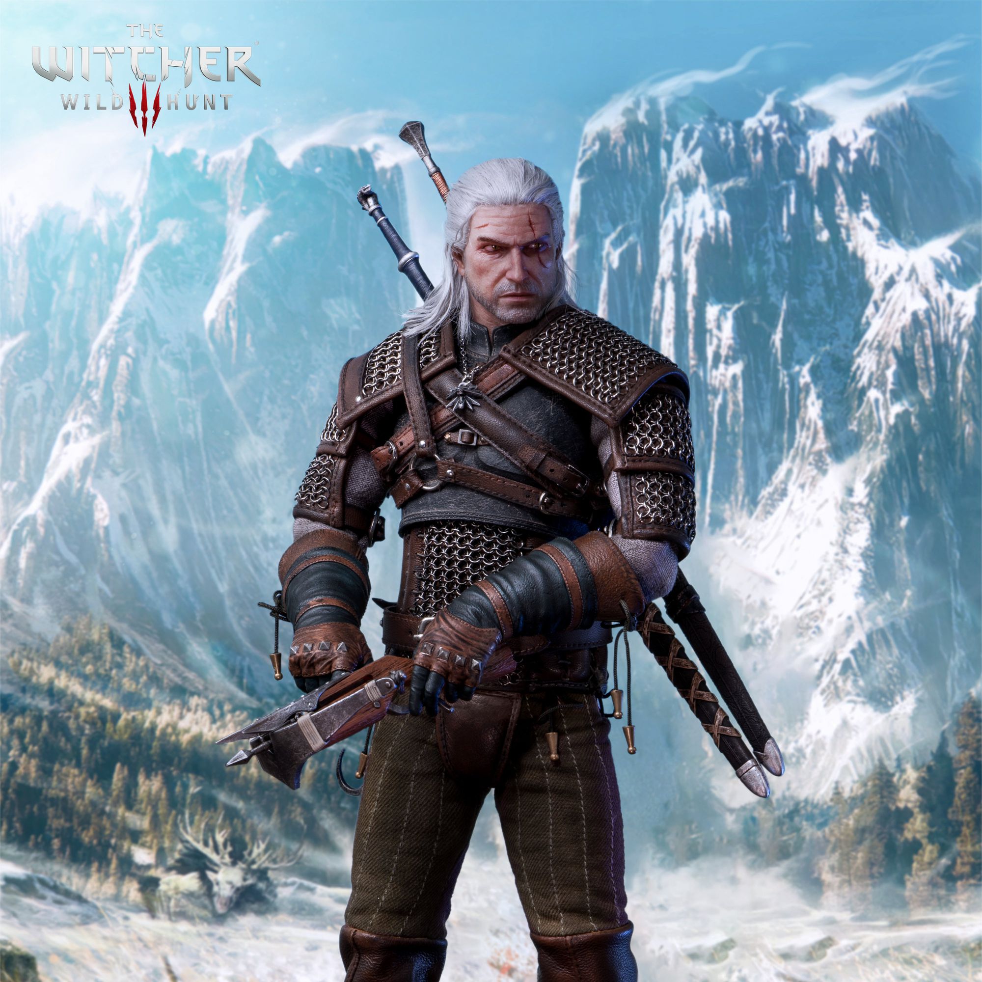 The Witcher 3 Wild Hunt - Geralt of Rivia 1-6 Scale - Action Figure
